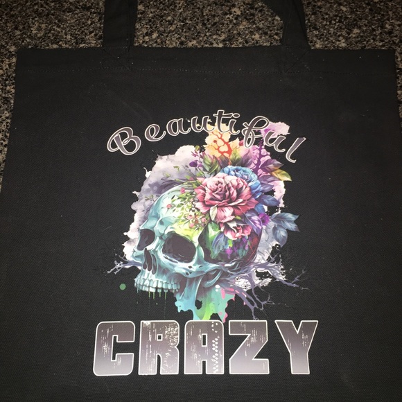 New Skull Tote Bag - Picture 3 of 3